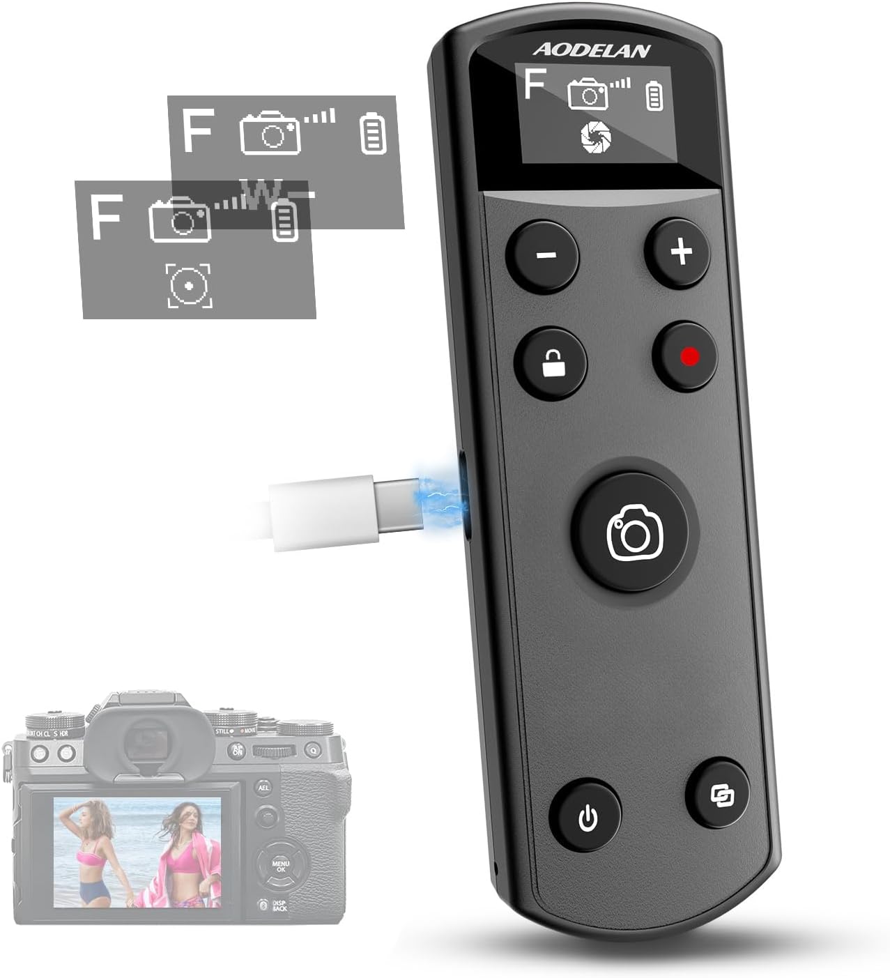 สีดํา USB-C ชาร์จรีโมทคอนโทรลห - Fujifilm Camera X-T5 บทวิจารณ์และราคา